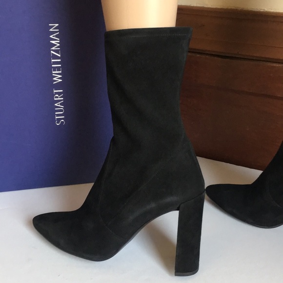 Stuart Weitzman  Black  Ankle Boots - Picture 4 of 8
